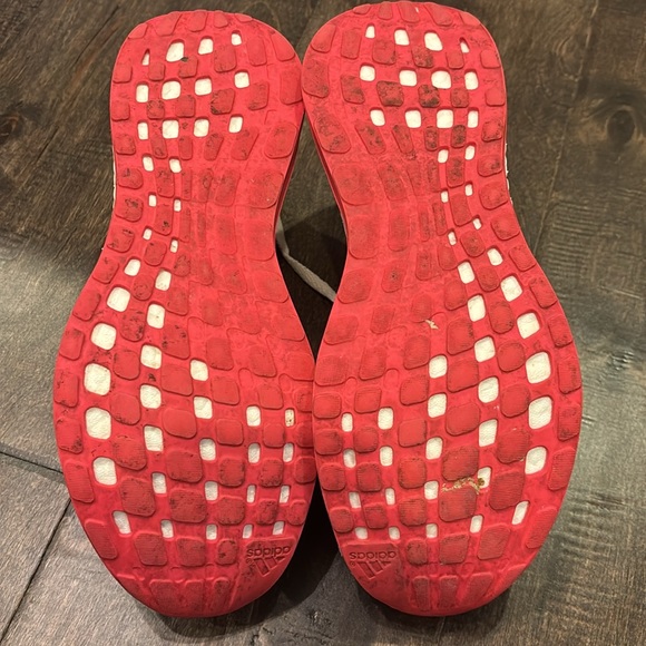 Adidas Women's Navy and Coral Floral Sneakers - Picture 7 of 7